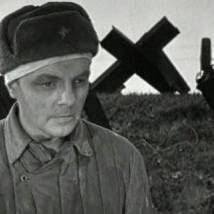 Кирилл Лавров в фильме "Живые и мертвые"