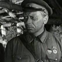 Анатолий Папанов, Лев Любецкий и Кирилл Лавров в фильме "Живые и мертвые"