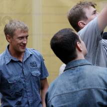 Сергей Горобченко на съемках фильма "Московский жиголо" (© фото: Ольга Листопадова)