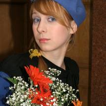 Лариса Баранова на съемках фильма "Икона сезона"