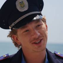 Петр Томашевский на съемках фильма "Отдамся в хорошие руки"