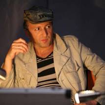 Виталий Егоров на съемках фильма "Ночная смена"