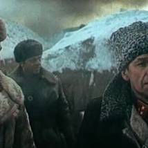 Вадим Спиридонов и Георгий Жженов в фильме "Горячий снег"