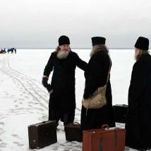 На съемках фильма "Придел ангела"