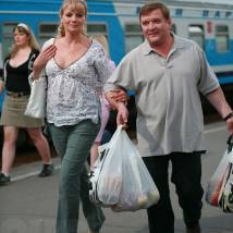Анна Ардова и Роман Мадянов в сериале "Колобков. Настоящий полковник!"