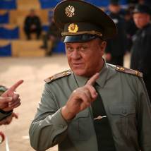 Владимир Меньшов на съемках фильма "Каникулы строгого режима"
