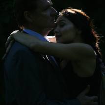 Владимир Симонов и Ирина Лосева на съемках сериала "Ермоловы"