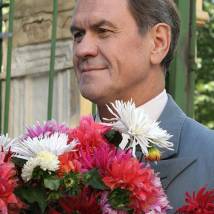 Валерий Афанасьев на съемках фильма "Галина"
