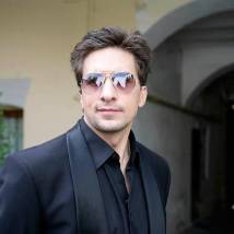 Григорий Антипенко на съемках фильма "Луна-Одесса"