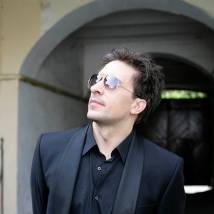 Григорий Антипенко на съемках фильма "Луна-Одесса"