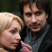 Наталья Антонова и Григорий Антипенко на съемках сериала "Возмездие"
