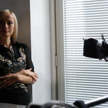Наталья Третьякова на съемках фильма "Путь самца"