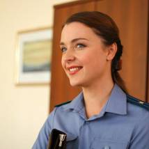 Светлана Антонова на съемках сериала "Морской патруль"