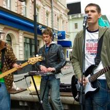 Noize MC, Андрей Жемчужный и Андрей Назимов в фильме "Розыгрыш"