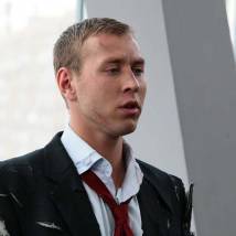 Михаил Тарабукин на съемках фильма "О, счастливчик!"