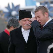 Армен Джигарханян, Михаил Тарабукин на съемках фильма "О, счастливчик!"