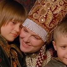 Вадим Чекмарев, Зоя Симонова-Кайдановская в фильме "Иван Грозный"