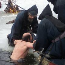 На съемках фильма "Иван Грозный"