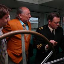 Максим Лагашкин, Владимир Зайцев на съемках сериала "Река-Море"