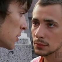 Павел Баршак и Евгений Цыганов в фильме "Прогулка"