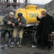 На съемках фильма "Чудо"