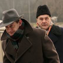 Константин Хабенский и Сергей Маковецкий на съемках фильма "Чудо"
