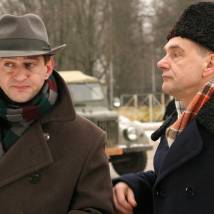 Константин Хабенский и Сергей Маковецкий на съемках фильма "Чудо"