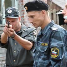 На съемках фильма "Отряд"