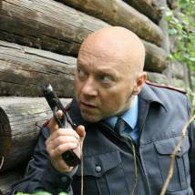 Сергей Гамов на съемках фильма "Омут"
