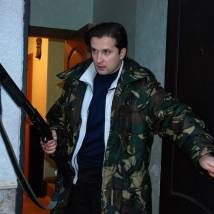Вадим Бурлаков на съемках фильма "Двое из ларца 2"