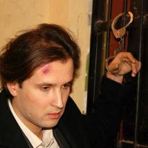 Вадим Бурлаков на съемках фильма "Двое из ларца 2"