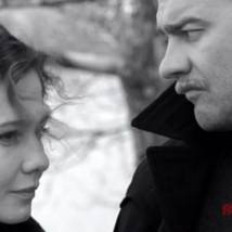 Полина Агуреева и Михаил Пореченков в фильме "Исаев"