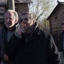 Павел Лунгин на съемках фильма "Царь"