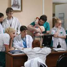 На съемках фильма "Я лечу"