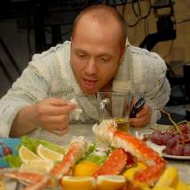 Евгений Стычкин на съемках фильма "Ясновидящая"