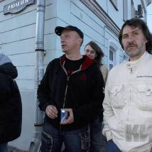 Александр Пашутин на съемках киноальманаха "Москва, я люблю тебя!"