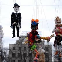 На съемках фильма "Москва, я люблю тебя"