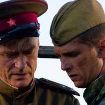 Борис Щербаков и Максим Заусалин на съемках фильма "Разведчики. Последний бой"