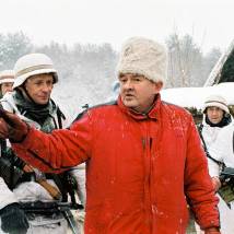 На съемках фильма "Бой местного значения"