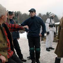 На съемках фильма "Бой местного значения"
