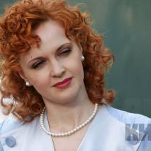 Ксения Кузнецова на съемках фильма "Цыганки"