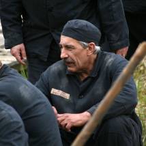 Рубен Симонов на съемках фильма "Стая"