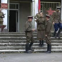 На съемках фильма "Разведчики. Война после войны"