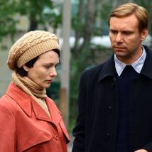 Юлия Силаева и Андрей Егоров на съемках сериала "Большая нефть"