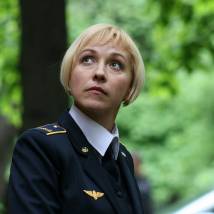 Янина Романченко (Романова) на съемках фильма "Путейцы 2" (© фото: Вета Железнякова)