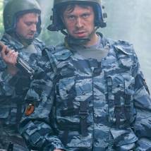 Сергей Перегудов на съемках фильма "Цепь"
