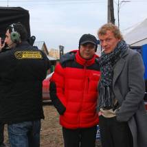 Алексей Серебряков на съемках фильма "Сказка о женщине и мужчине"