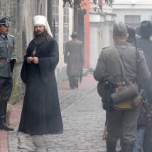 Анатолий Лобоцкий и Юрий Цурило на съемках фильма "Поп"