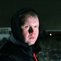Александр Пальчиков на съемках фильма "Громозека"