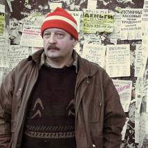 Леонид Громов на съемках фильма "Громозека"